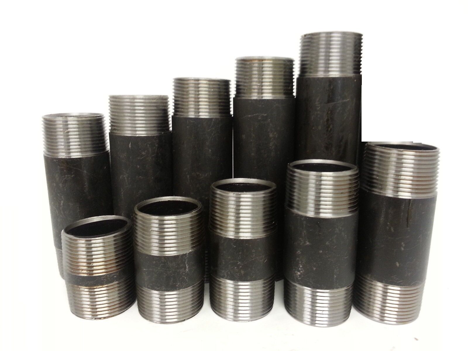 FITTING PIPE NPT 3/4 x 1 1/2 3/4" BLACK MALLEABLE IRON 1 1/2" LONG NIPPLE 